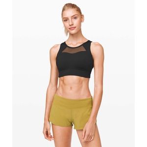 Lululemon Black Breathe It In Bra Size 2